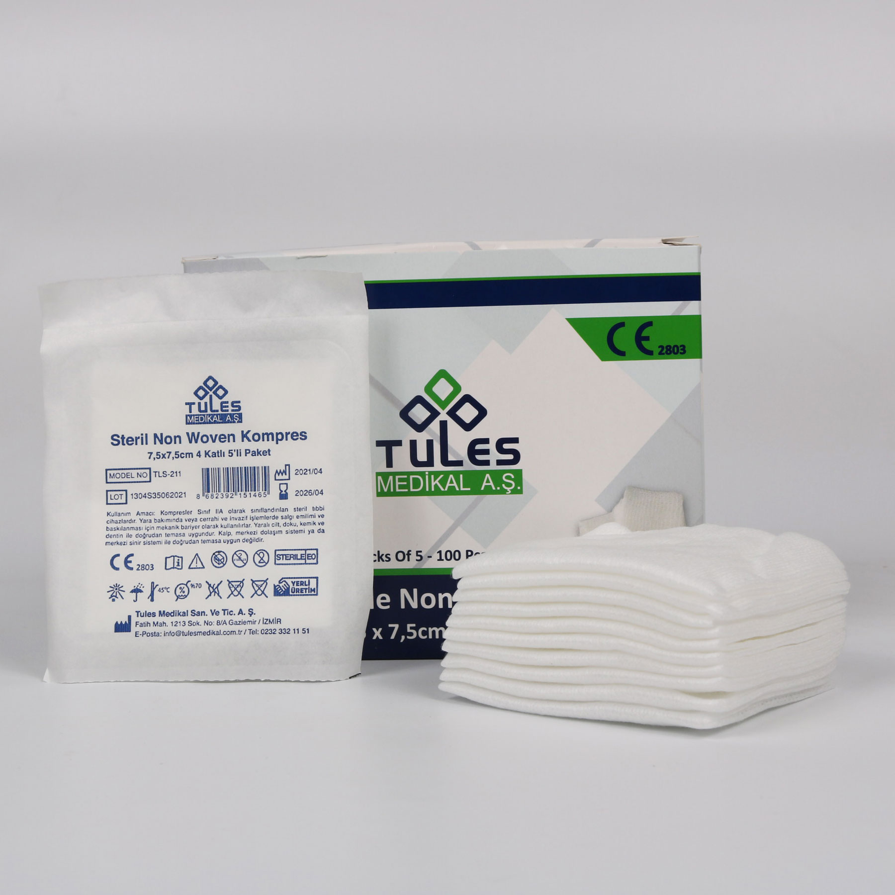 Non woven spanç paket görünümü